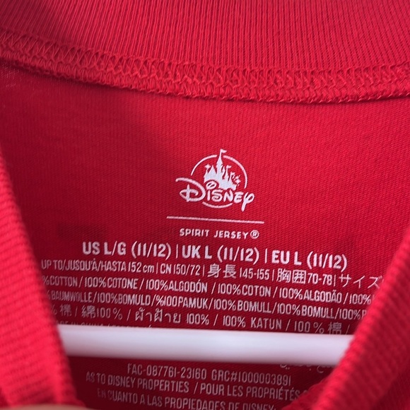 Disney Spirit Jersey Chinese Lunar New Year 2024 Red Gold Size Large - Picture 4 of 7